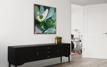 Indlæs billede til gallerivisning TIME FOR BLOOM 1 -  Mål 80 x 80 cm (egetræsramme)