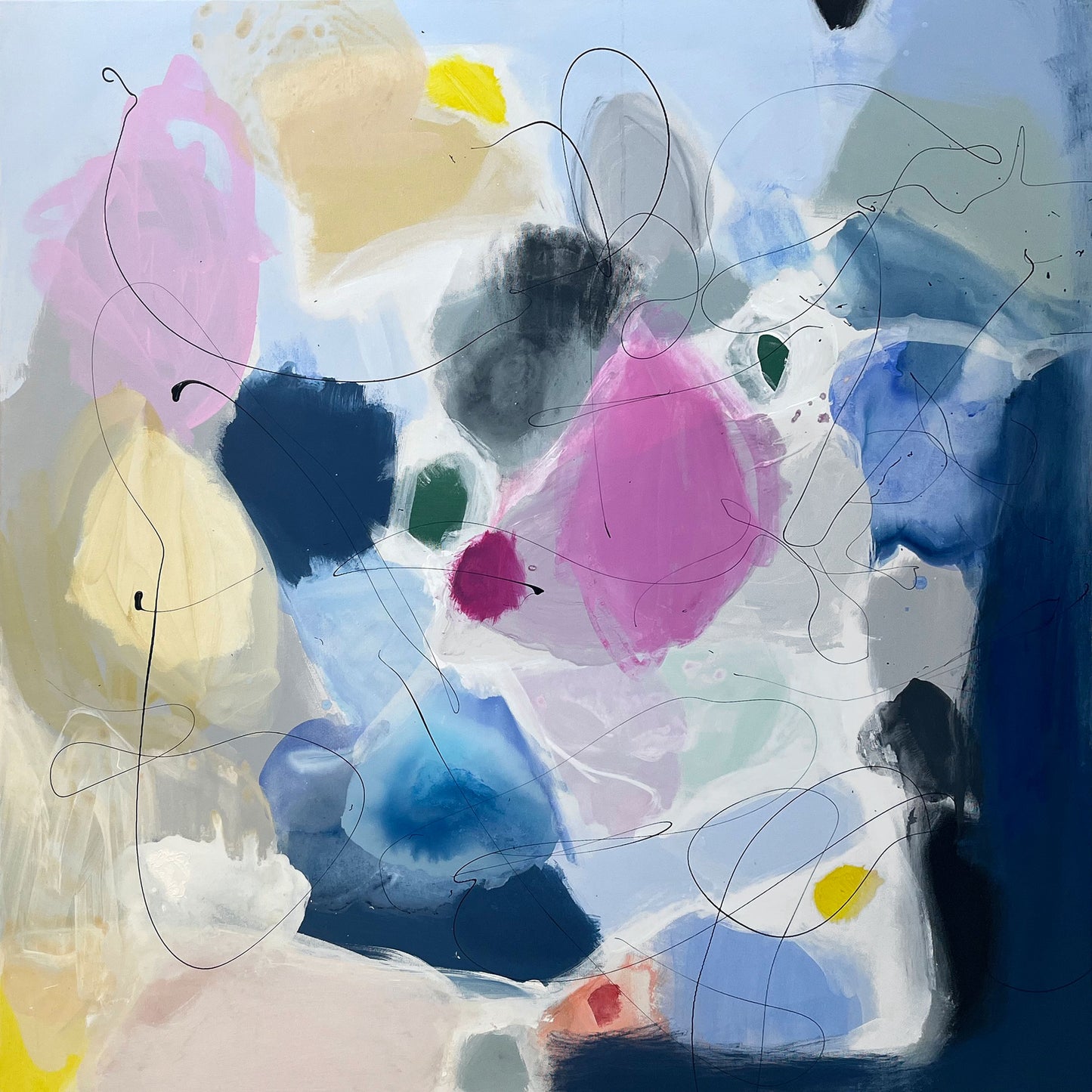 YOU LIFT MY SPIRIT - Mål 150 x 150 cm