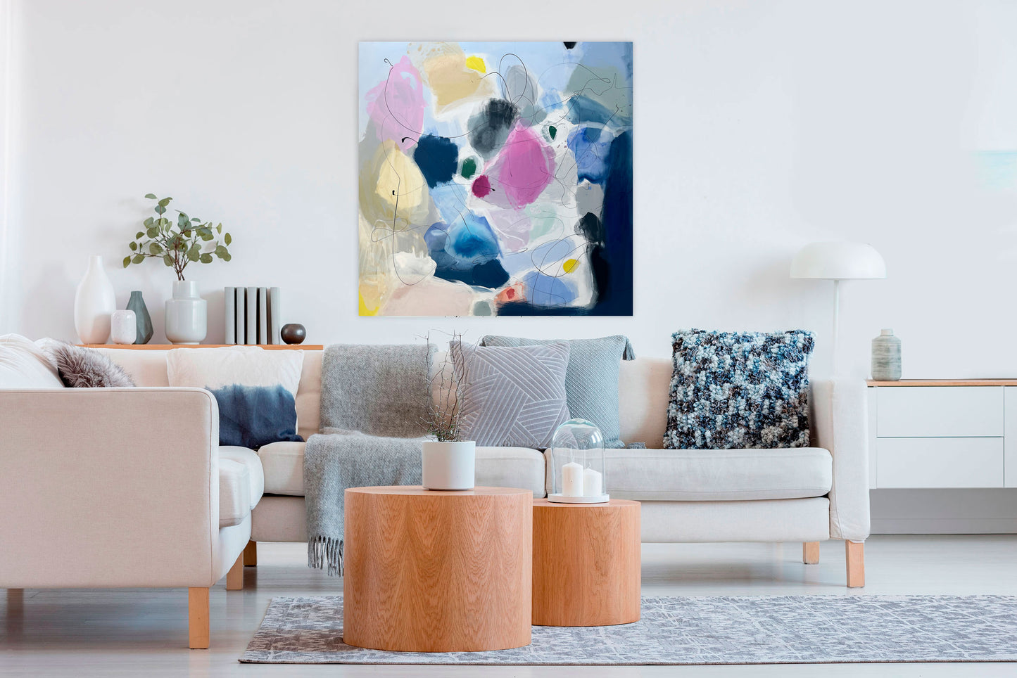 YOU LIFT MY SPIRIT - Mål 150 x 150 cm