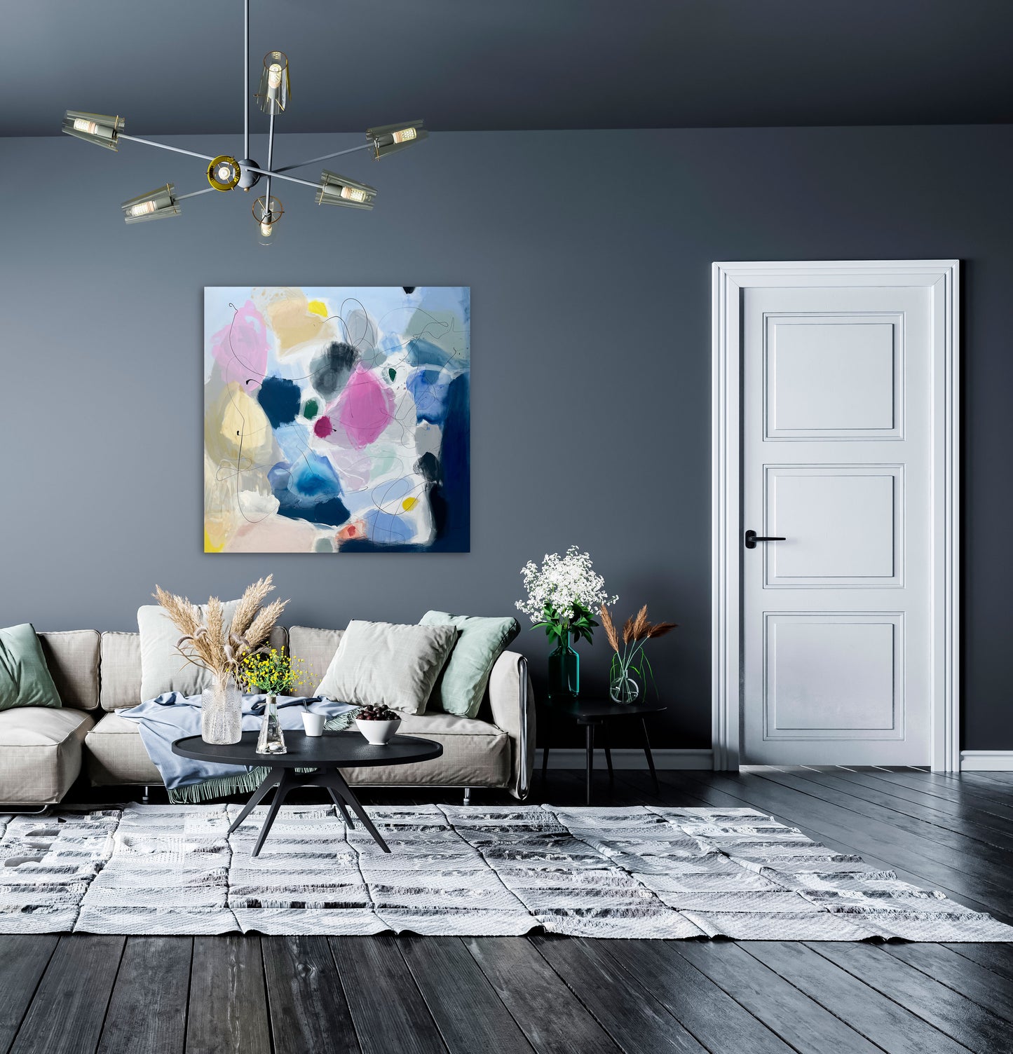YOU LIFT MY SPIRIT - Mål 150 x 150 cm