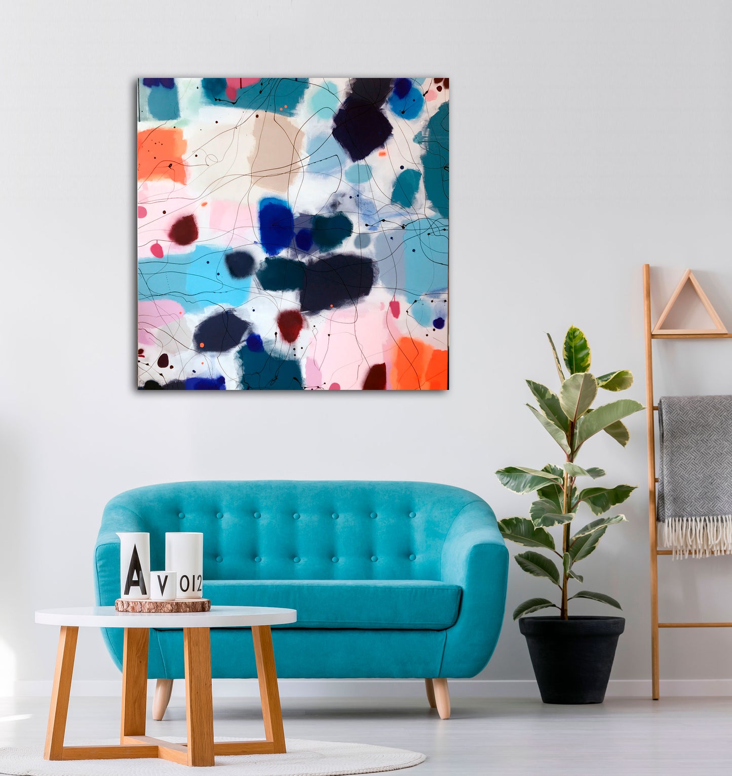 LOVE YOU MORE - Mål 120 x 120 cm