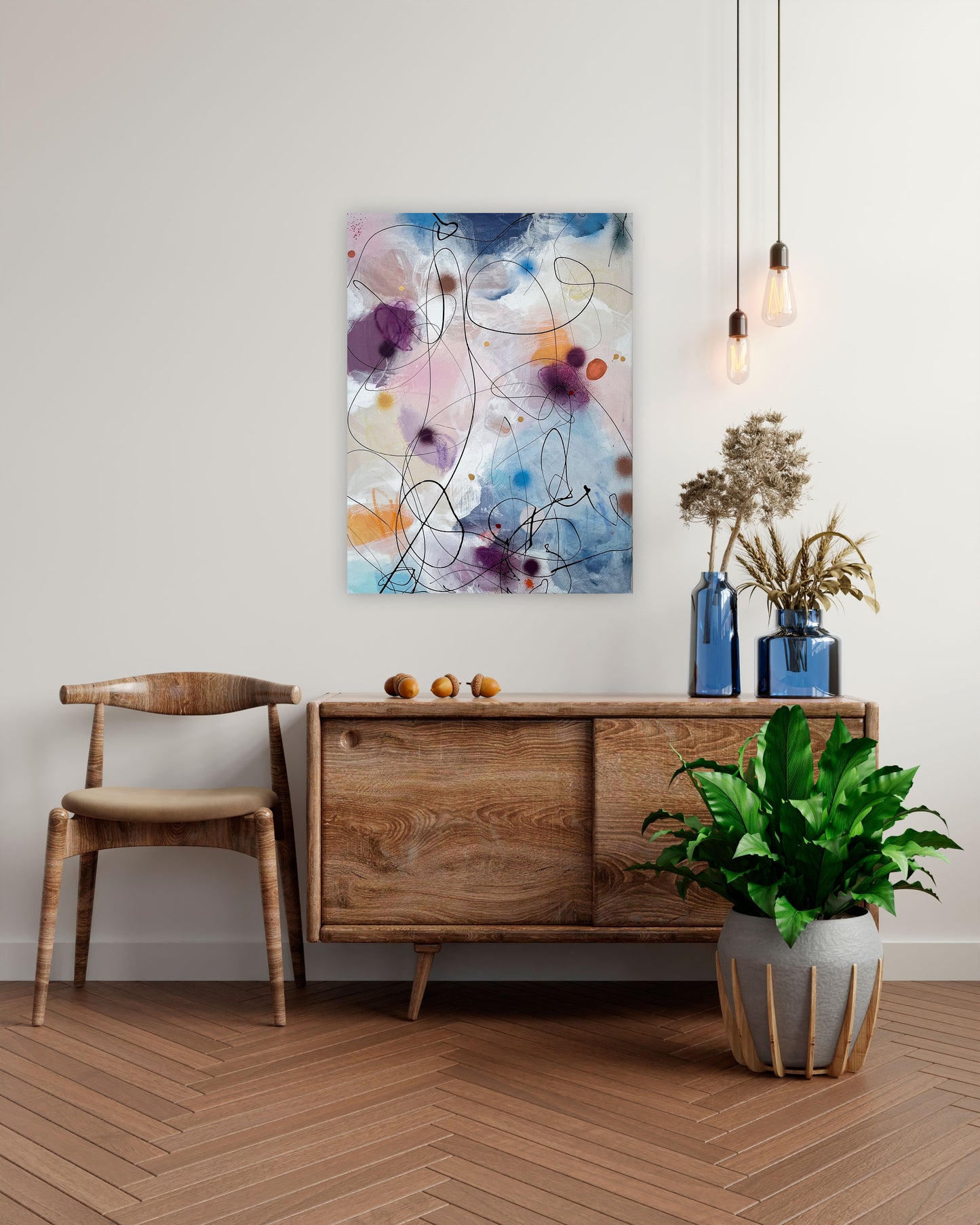 BRIGHT LIGHT - Mål 60 x 80 cm