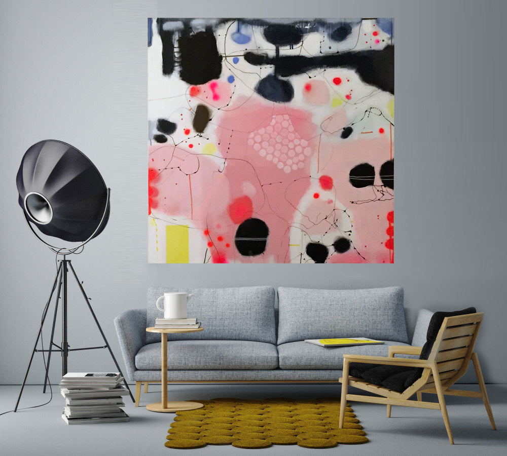 BLOOMING TIME - Mål 150 x 150 cm
