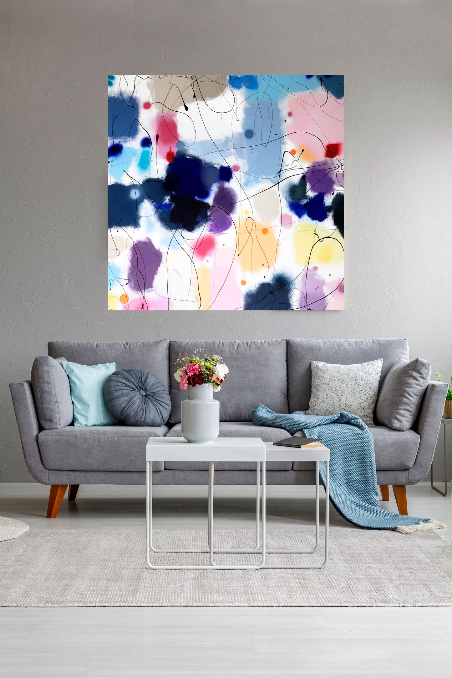 CELEBRATION TIME - Mål 120 x 120 cm