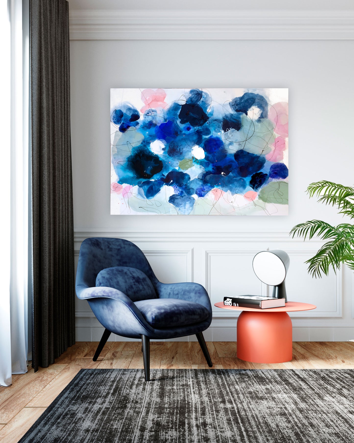 CARPET OF FLOWERS - 100 x 140 cm