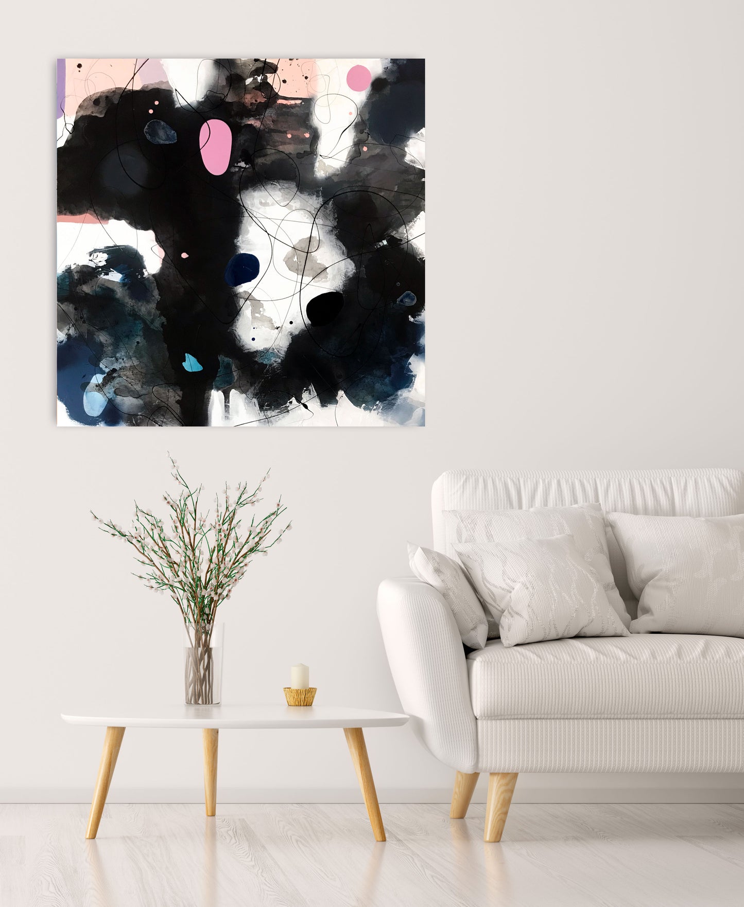 FALSE ALARM - Mål 100 x 100 cm