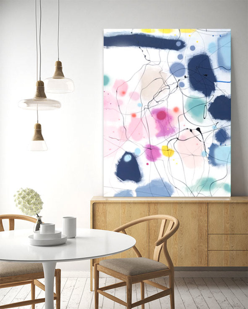 GOING BACKWARDS - Mål 90 X 120 cm