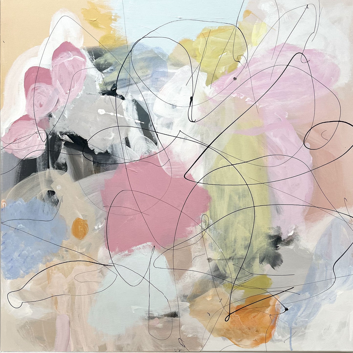 IF I WAS YOU - Mål 80 x 80 cm