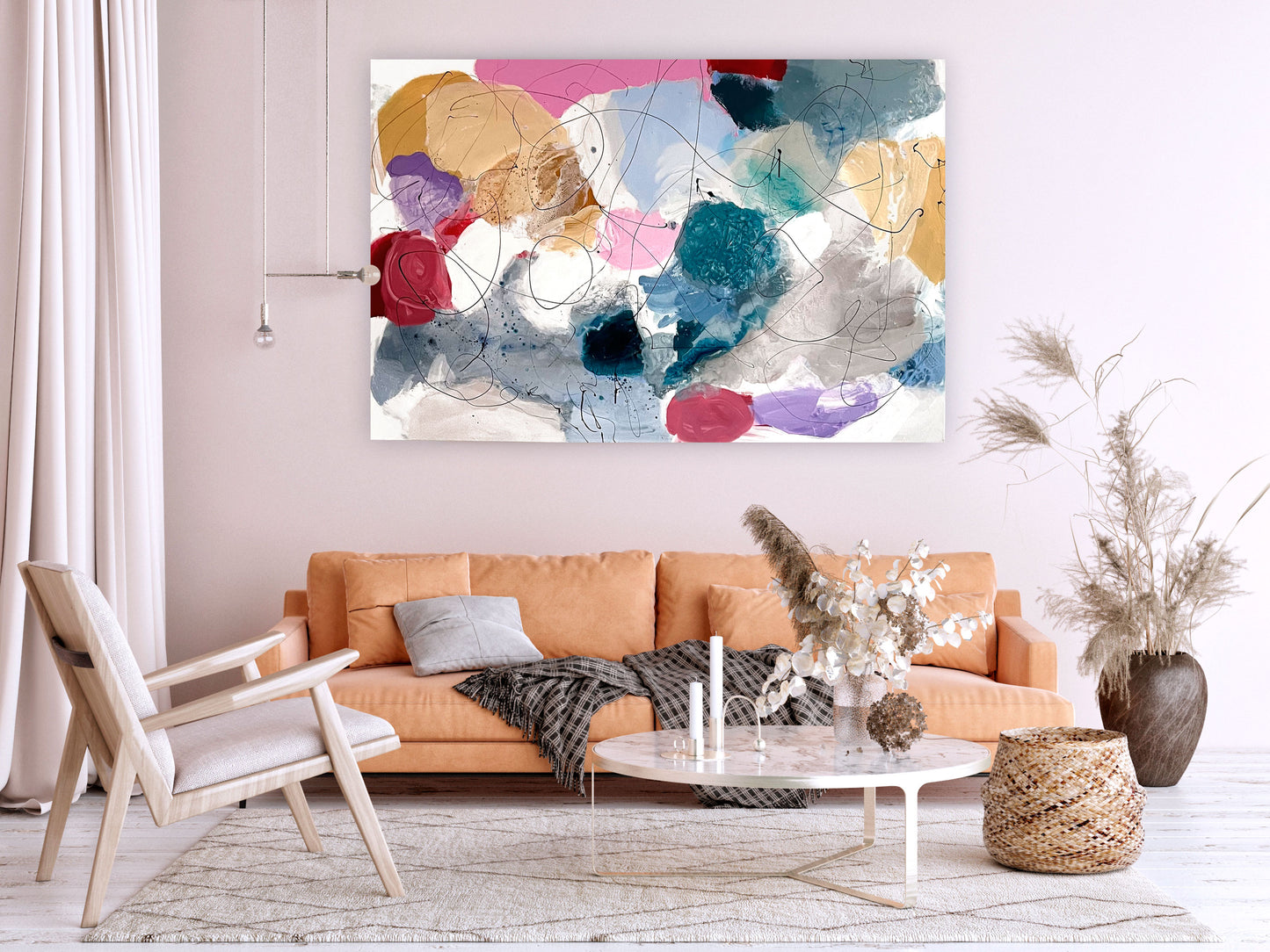 KISS IN THE MORNING - Mål 120 x 180 cm