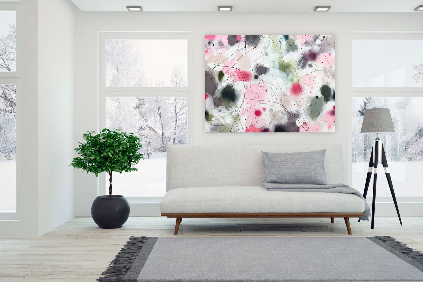 QUIET BREEZE - Mål 120 x 160 cm