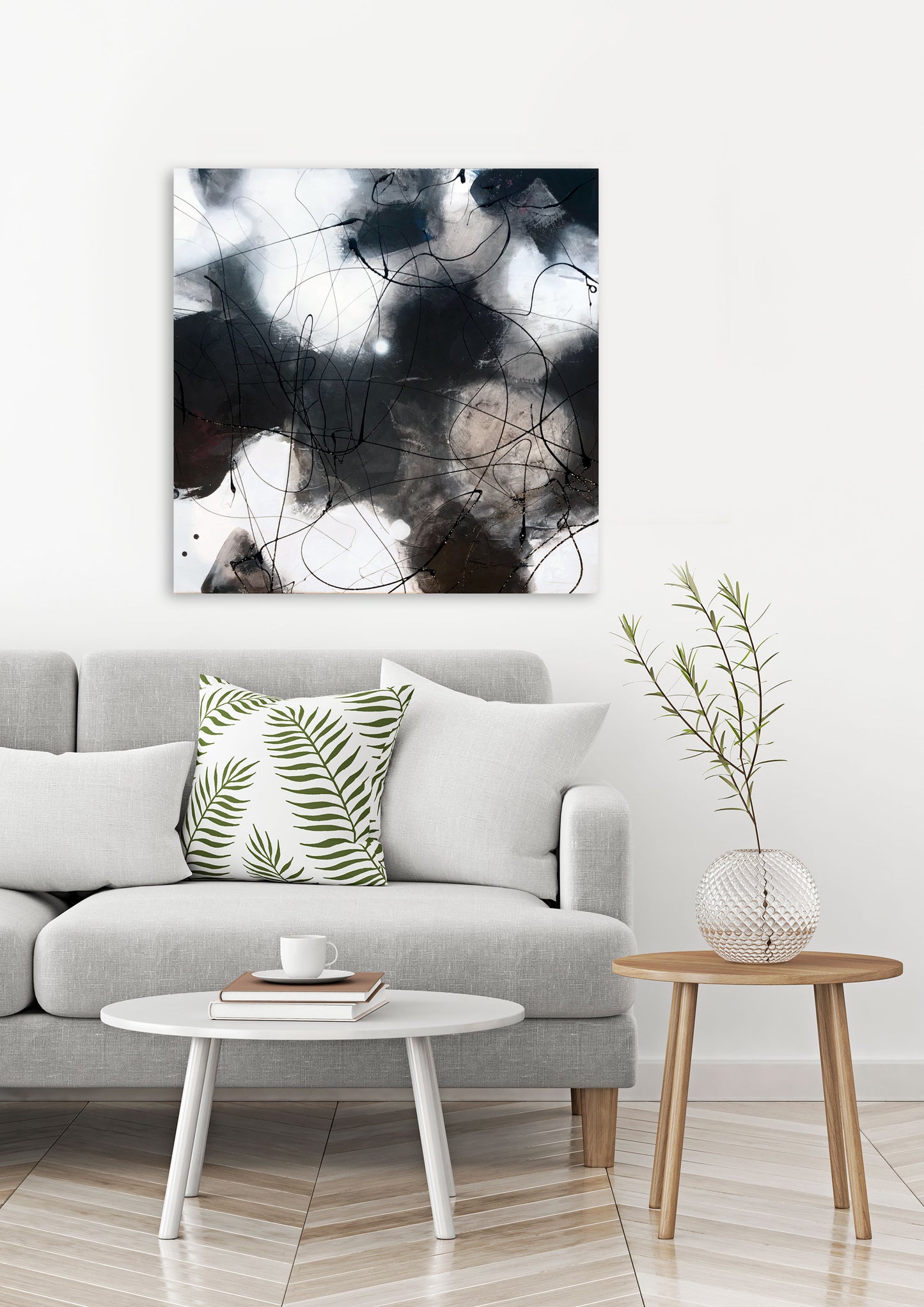 ROCK YOU - Mål 80 x 80 cm (Udstilles/til salg hos Galleri ARTCOMPAZ Frb.)