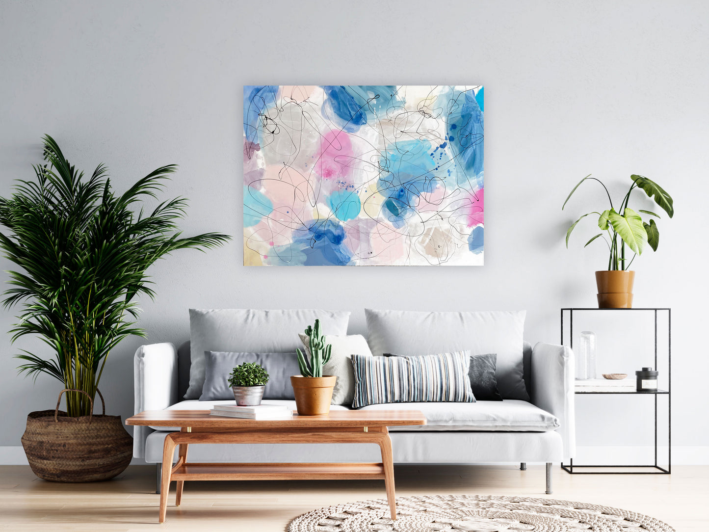 SOMEWHERE ELSE - Mål 90 X 120 cm