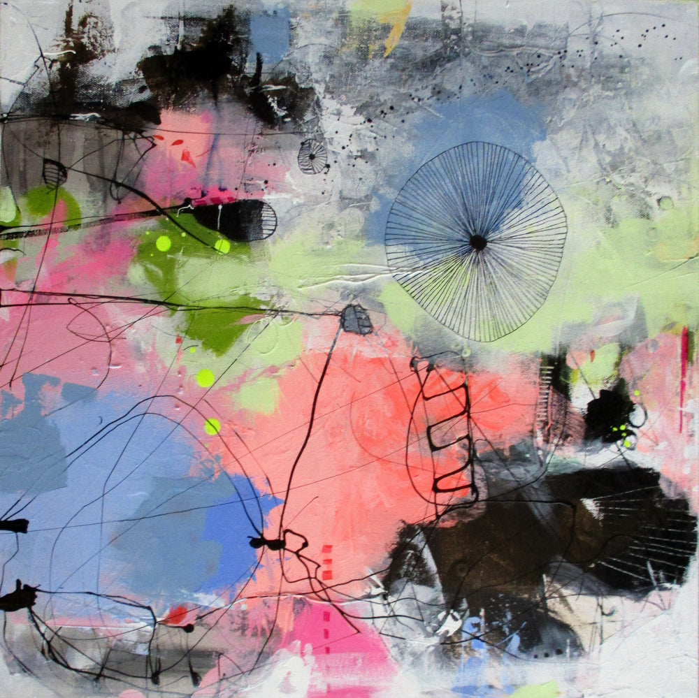 SPRING IN MIND - Mål 50 x 50 cm