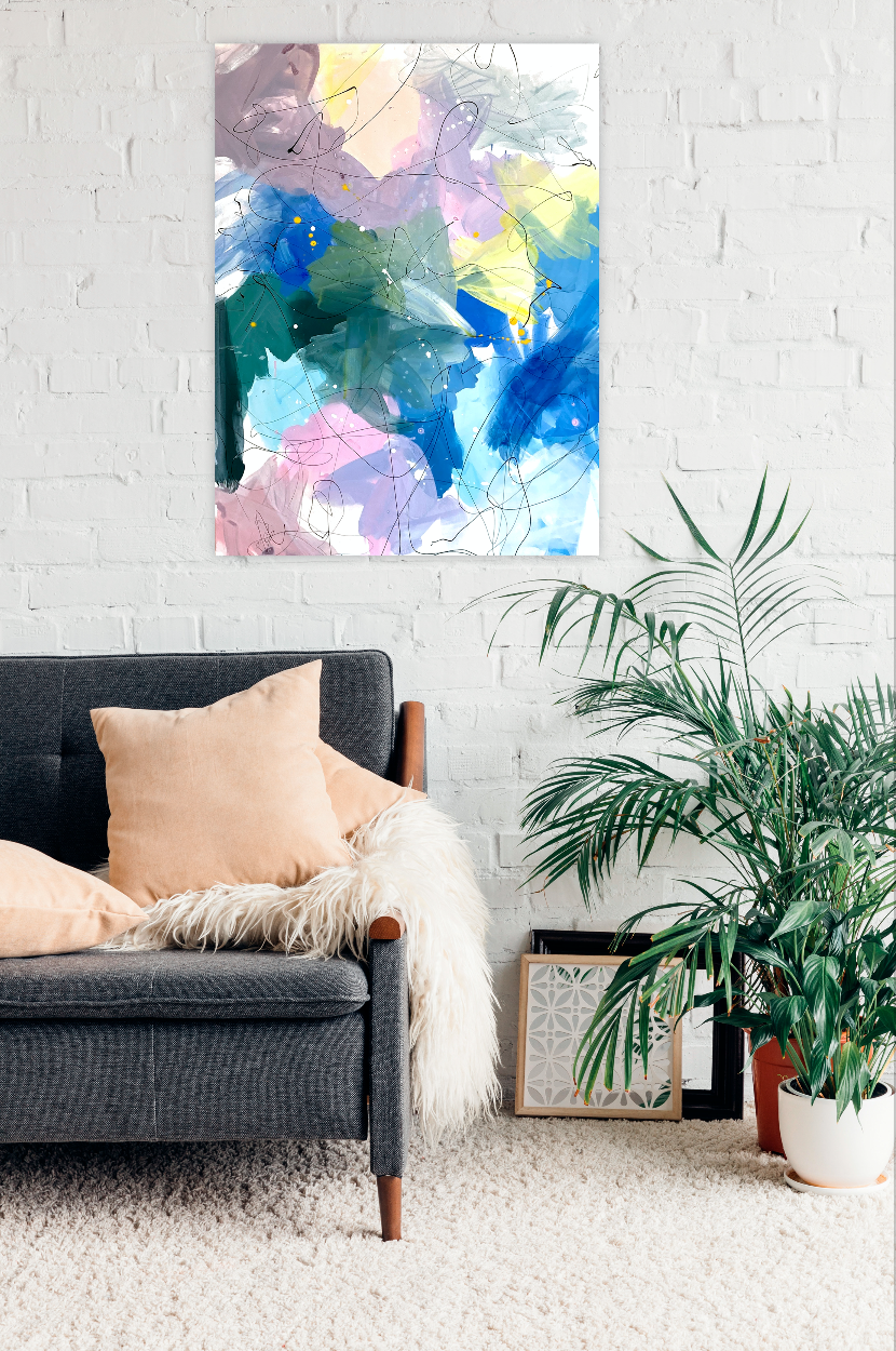 STILL DREAMING - Mål 90 X 120 cm - reserveret