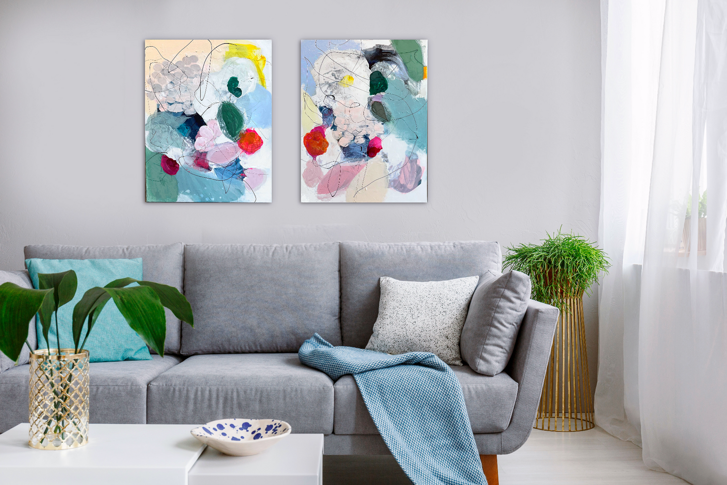 FLOWER OF LOVE 1 - Mål 70 x 90 cm