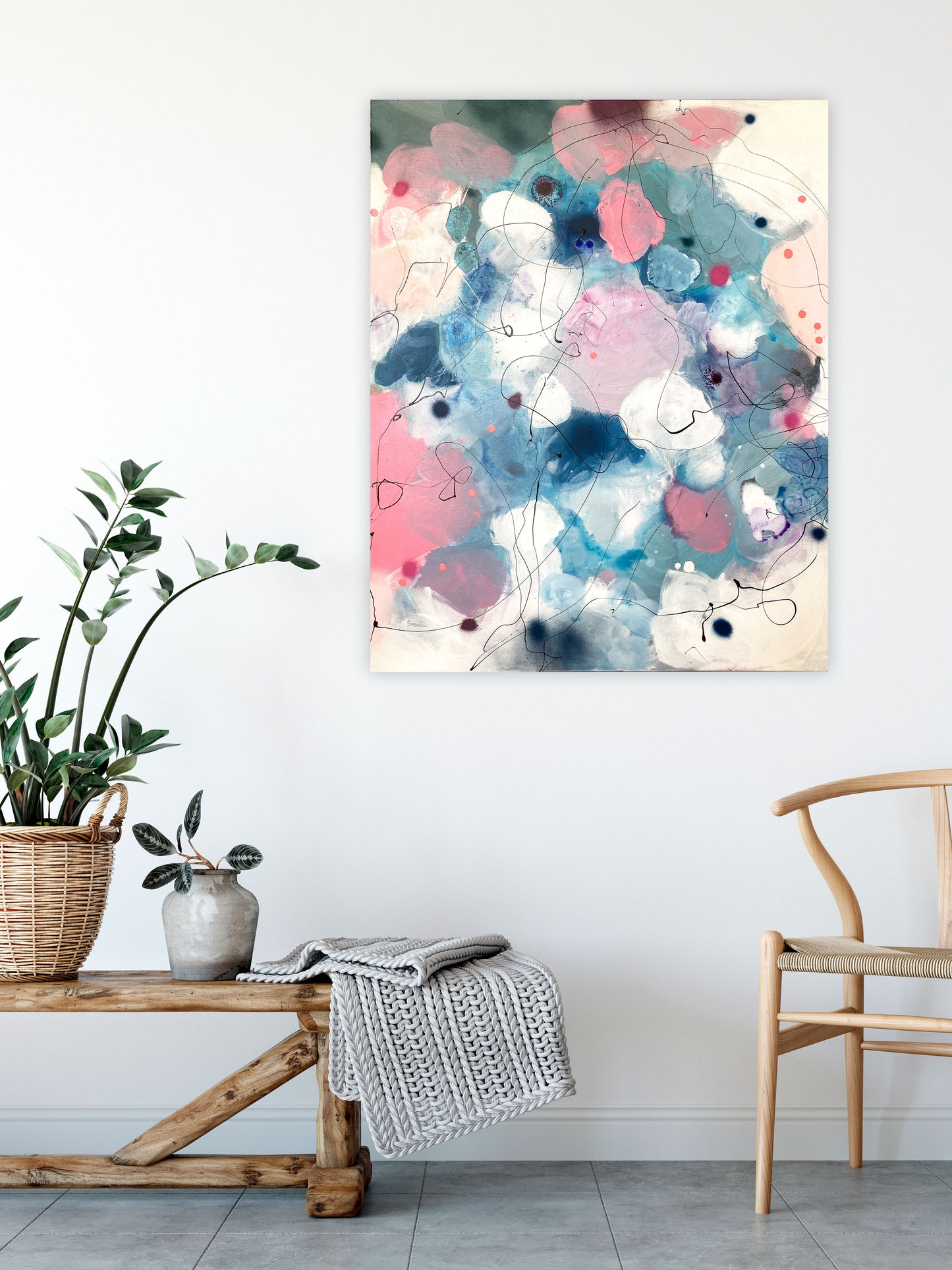 THE GARDEN OF PARADISE TWO - Mål 80 x 100 cm