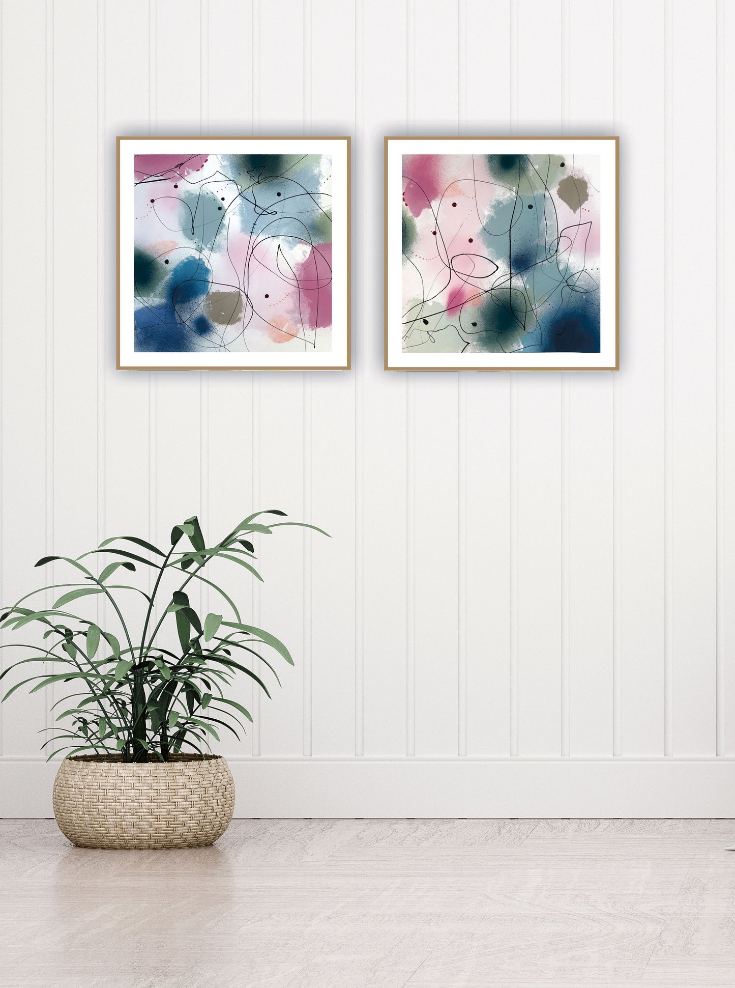 VIOLETS - 50 x 50 cm