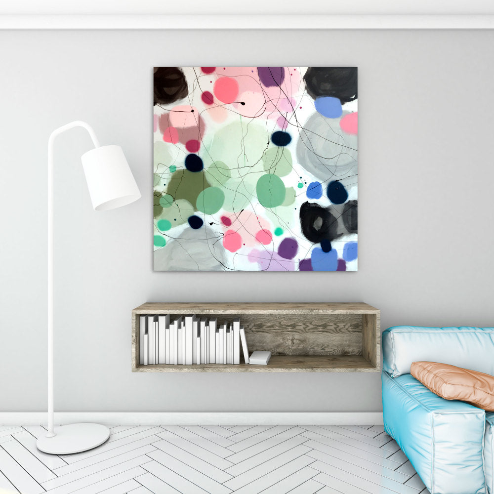 WITH YOU IN MY HAND - Mål 100 x 100 cm