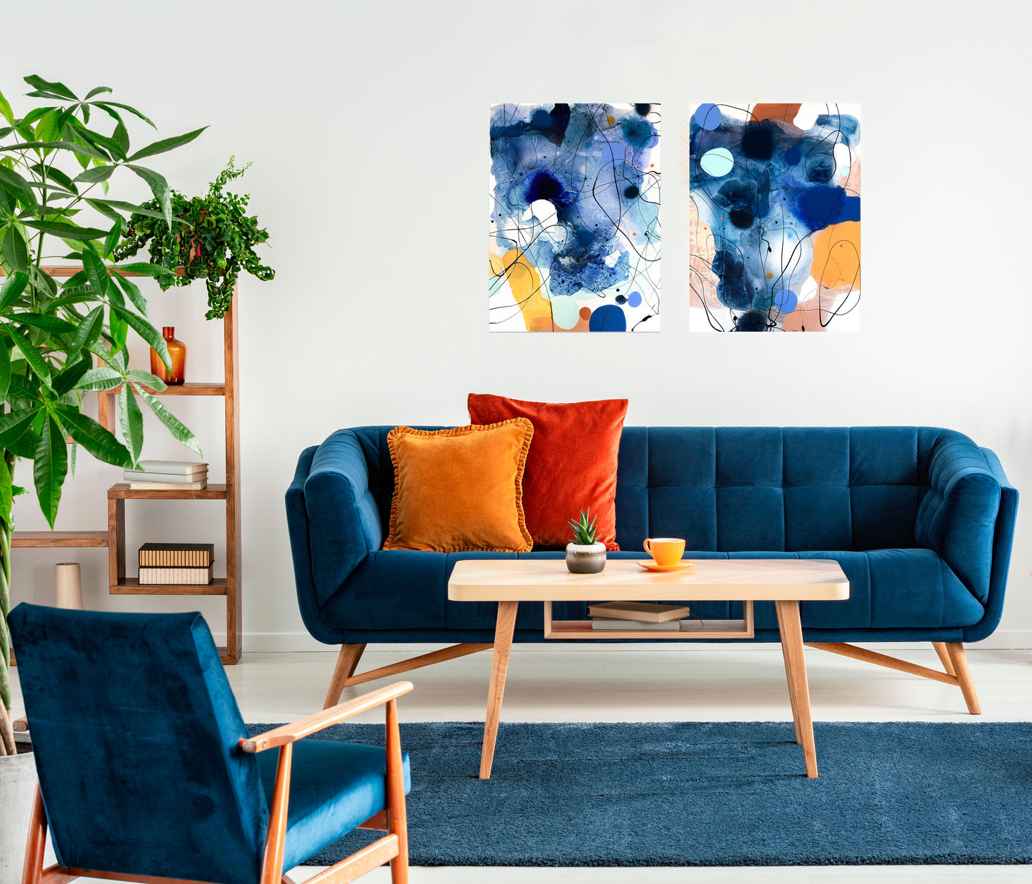 AUTUMN SUN - Mål 60 x 80 cm