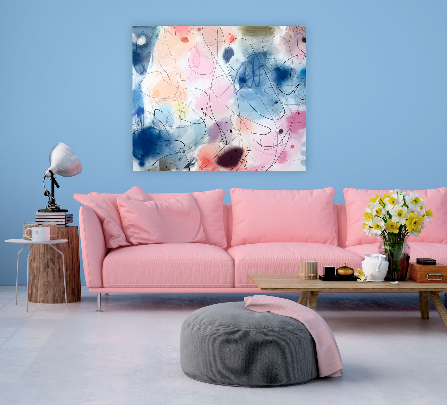 BRIGHT DAY - Mål 100 x 120 cm
