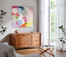 Indlæs billede til gallerivisning BUDDING FLOWERS - Mål 100 x 100 cm