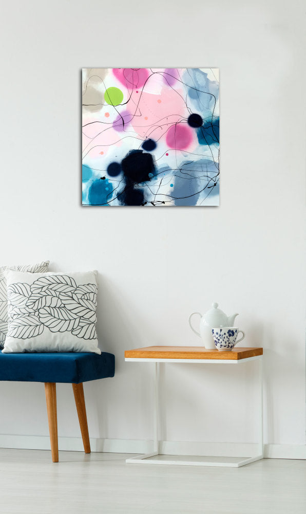 COOL WATER - Mål 50 x 50 cm