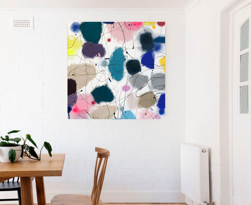 COUNT DOWN - Mål 80 x 80 cm