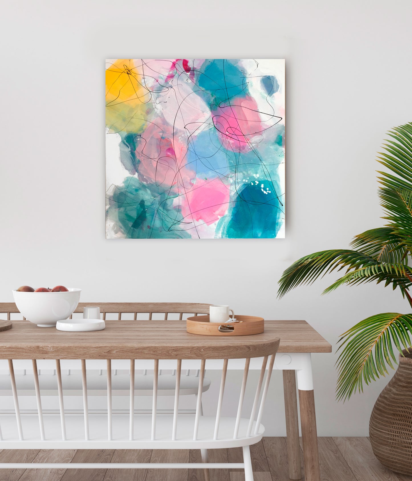 DANCE WITH ME - Mål 80 x 80 cm