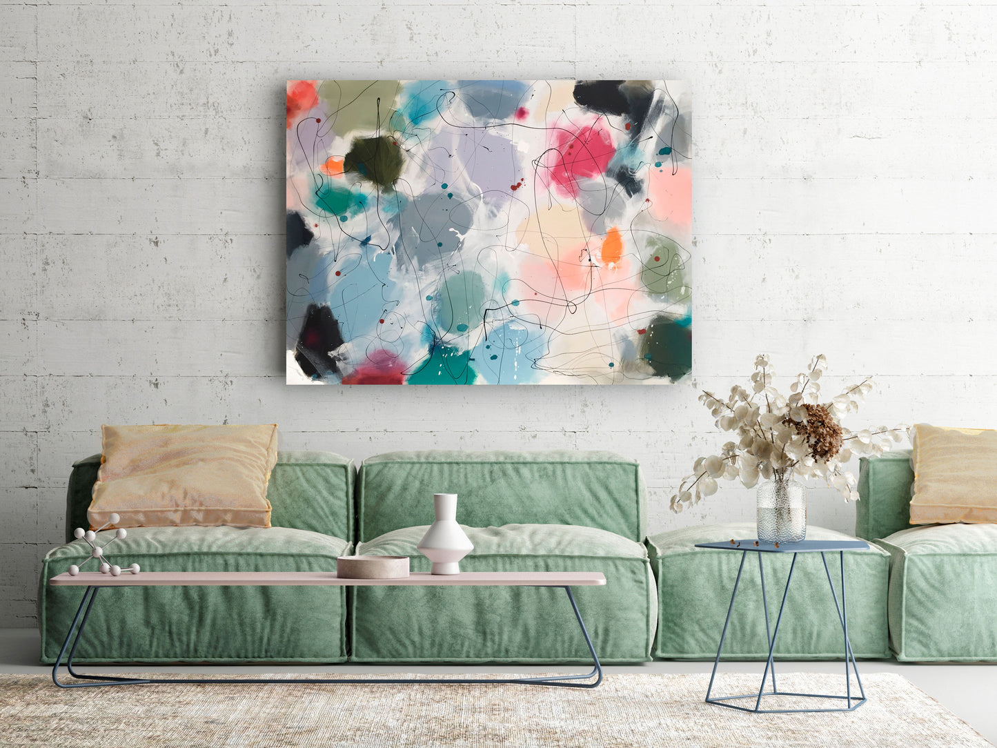 FALLING INTO YOU - 120 x 160 cm