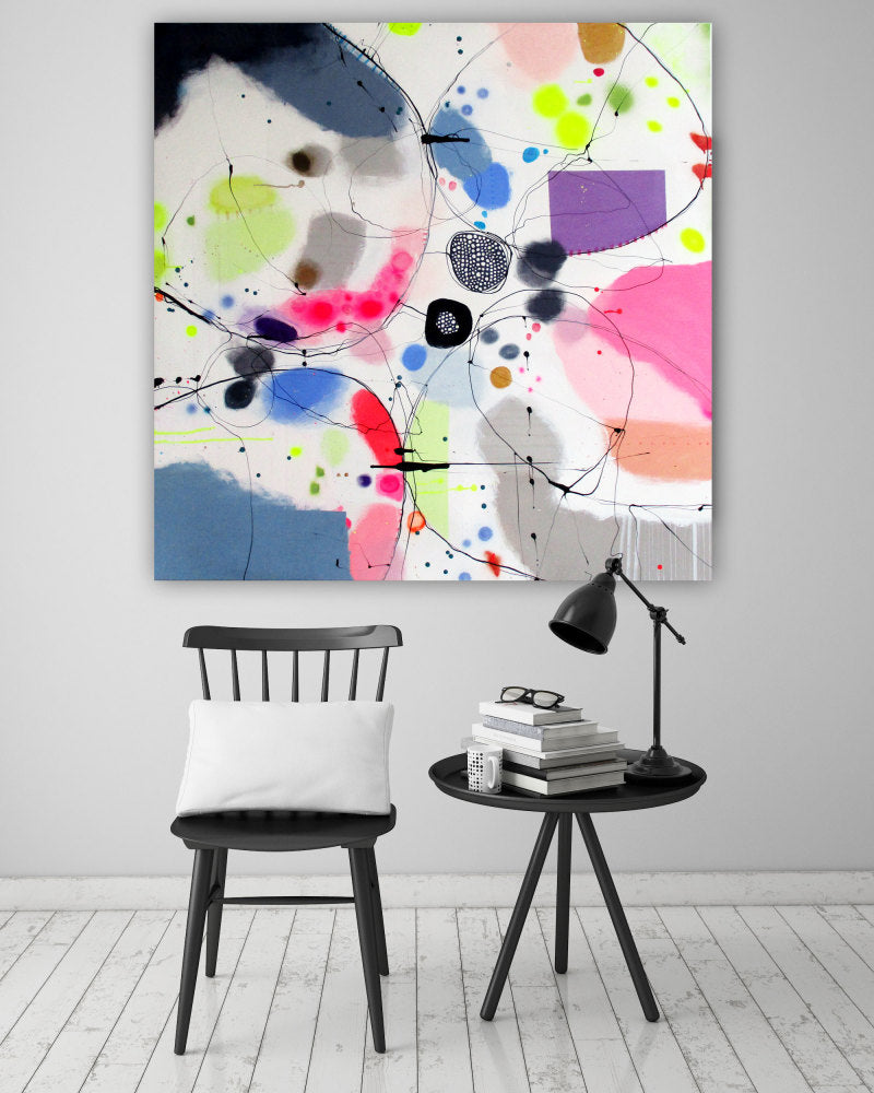 BRING FLOWERS - Mål 120 x 120 cm