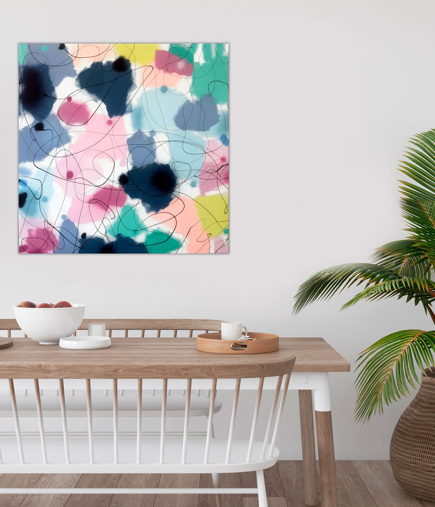 CHEERFUL - Mål 100 x 100 cm