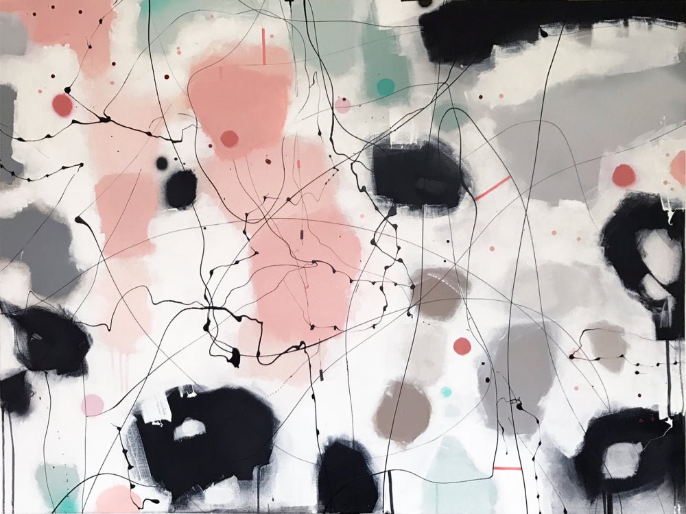 NEVER STOP - Mål 120 x 160 cm