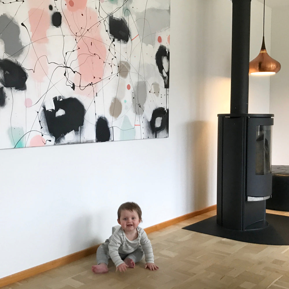 NEVER STOP - Mål 120 x 160 cm
