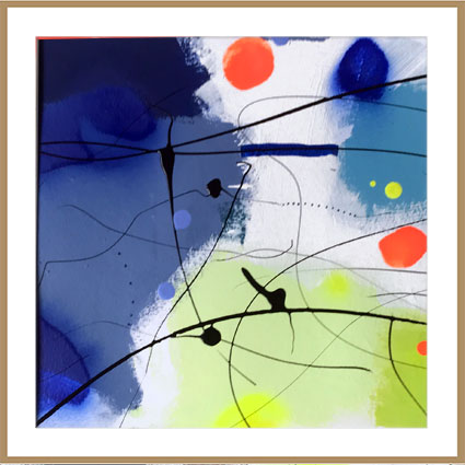 OUT OF THE BLUE - 30 x 30 cm