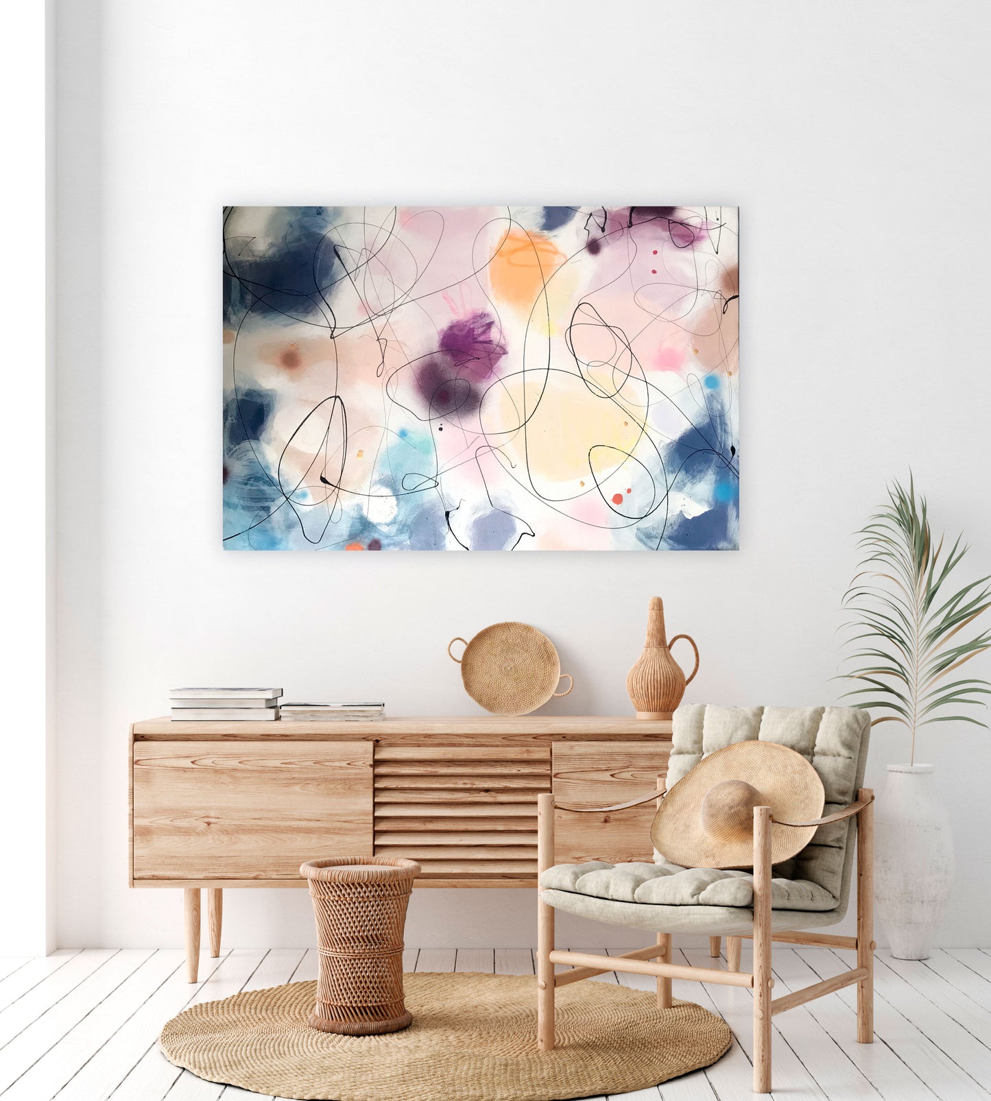 SKYFALL - Mål 80 X 120 cm