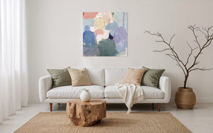WILD FLOWERS  - Mål 100 x 100 cm