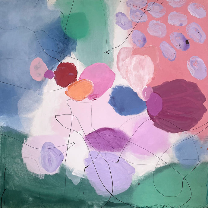 FLOATING DREAMS - Mål 80 x 80 cm