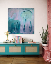 Load image into Gallery viewer, WHERE IS THE GREEN GRASS - Mål 100 x 100 cm