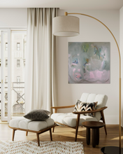 Load image into Gallery viewer, QUIET MORNING  - Mål 100 x 100 cm.