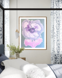 WHISPERING FLOWER  - Mål 94 x 114 cm