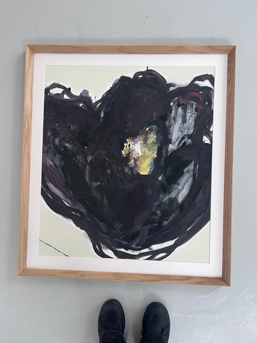 BLACK TULIP - Mål 75 x 85 cm