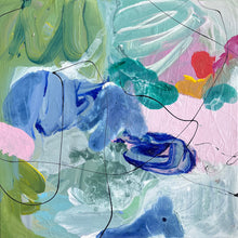 Load image into Gallery viewer, YOUR ARMS AROUND ME - Mål 40 x 40 cm  (Inklusive egetræsramme)