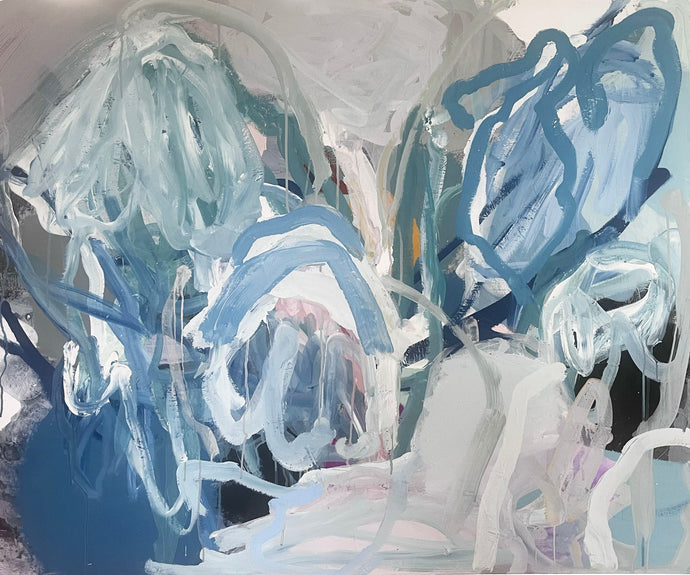 LEAVING THE CITY - Mål 100 x 120 cm