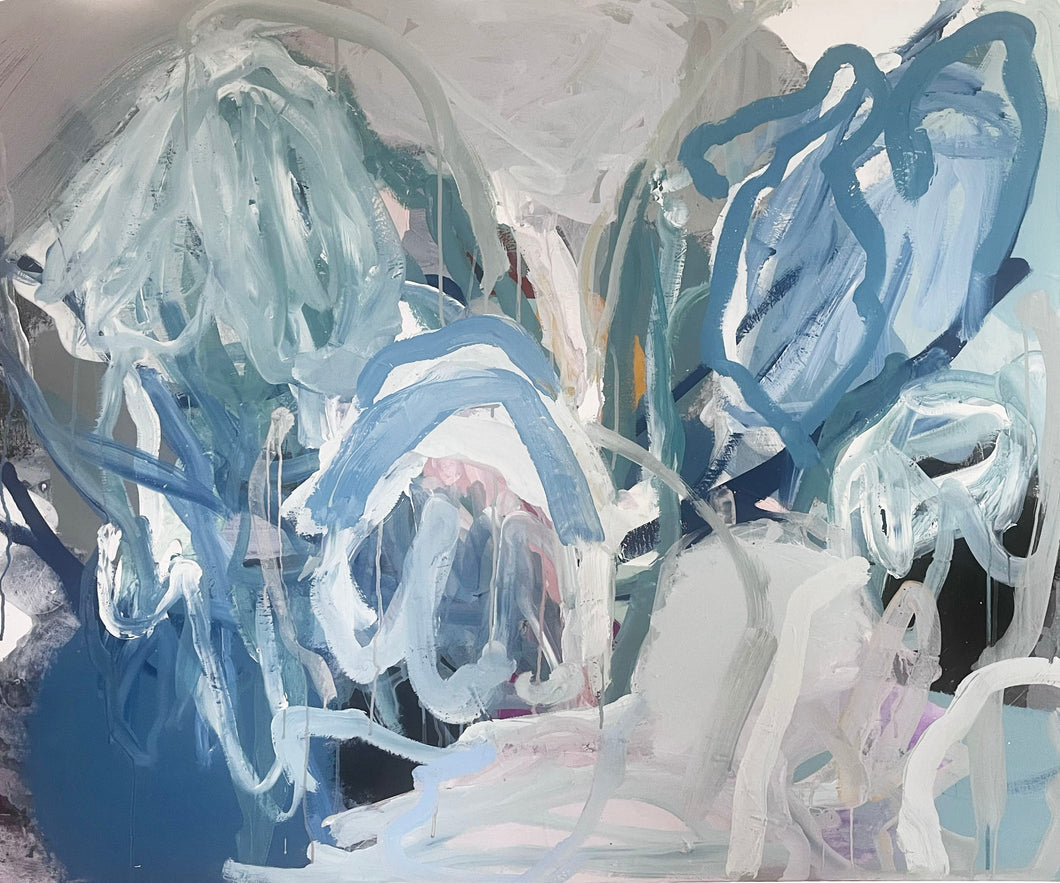 LEAVING THE CITY - Mål 100 x 120 cm