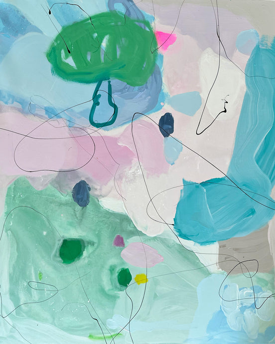 SUMMER IN MY MIND - Mål 80 x 100 cm