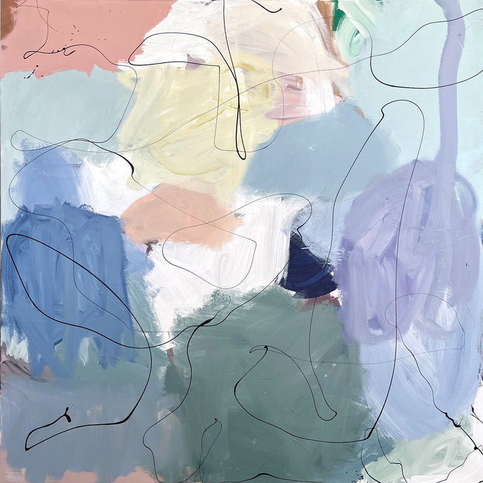 WILD FLOWERS  - Mål 100 x 100 cm