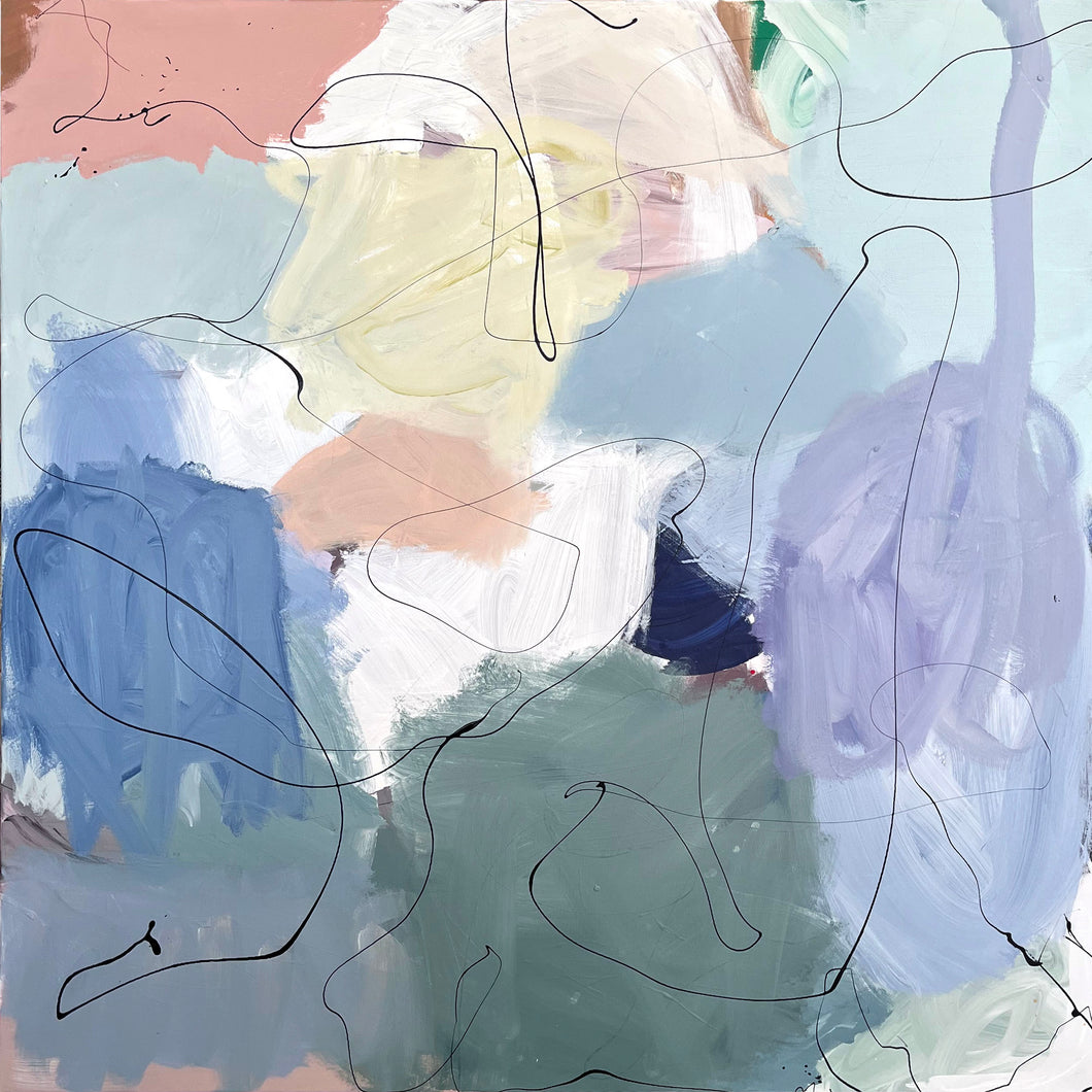 WILD FLOWERS  - Mål 100 x 100 cm