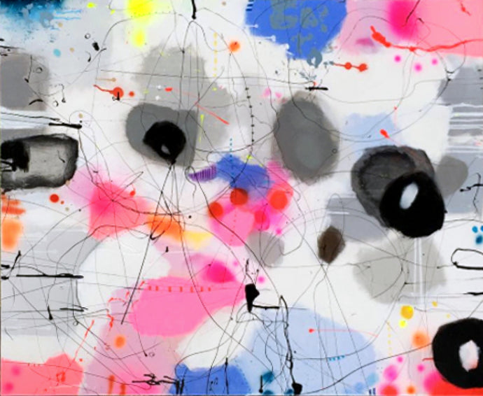 ELECTRIC FEELING - Mål 120 x 150 cm