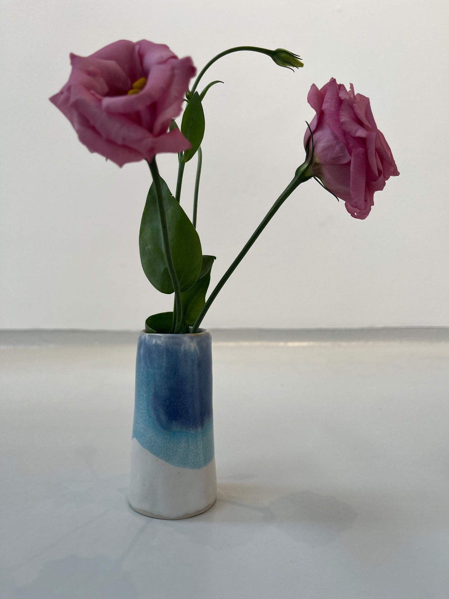 Blålig vase